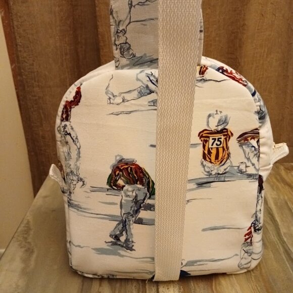 New Cowboy Rodeo Theme Mini Backpack Sling Bag Crossbody Red White Blue Rnchwear - Picture 5 of 7